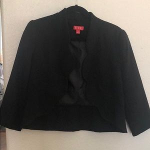 Elle Textured Open Front Jacket